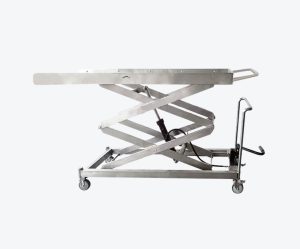 Каталка из нержавеющей стали для морга