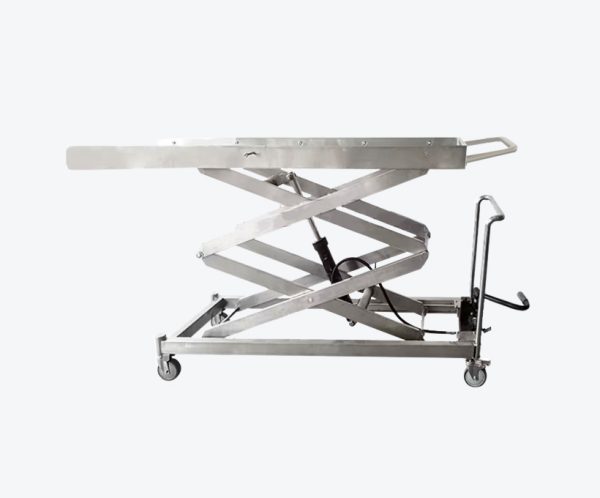 Каталка из нержавеющей стали для морга